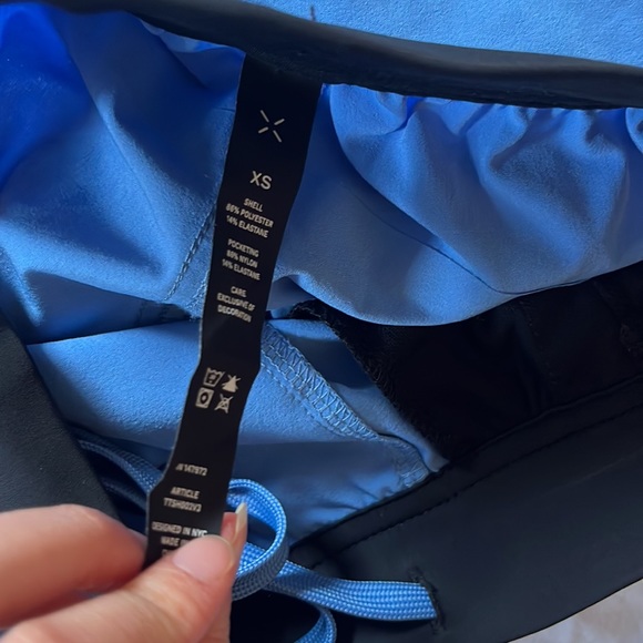 Ten Thousand Unlined Interval Shorts (Men's xs) Blue, 7” inseam - Picture 3 of 3